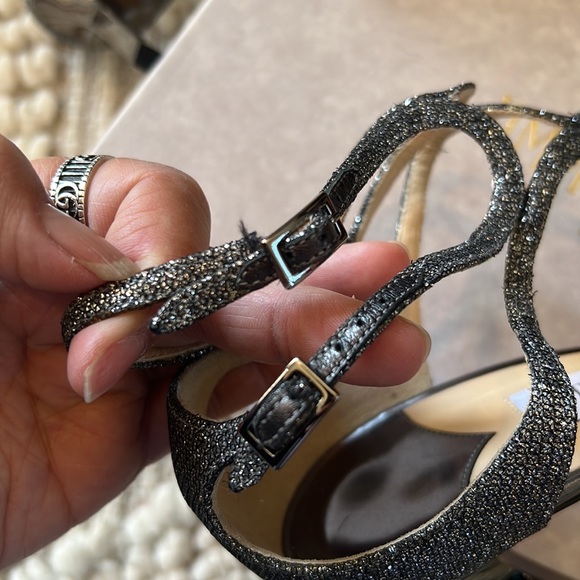 Jimmy Choo Azia glitter high heels size 40 - Picture 8 of 12